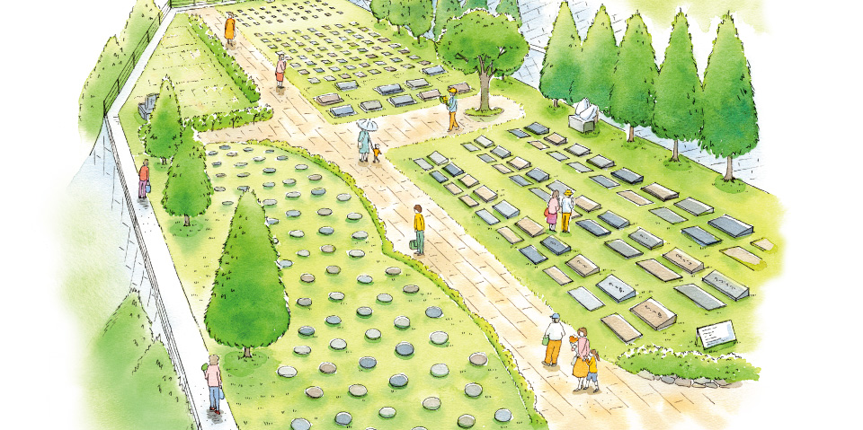 こまどり樹木葬イメージ