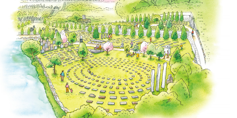 うぐいす樹木葬イメージ